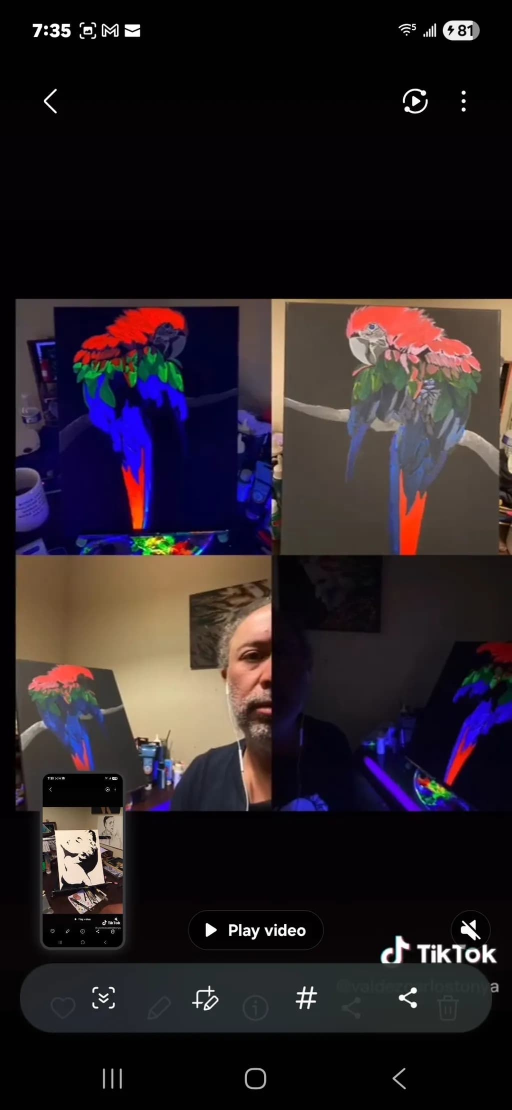Luminous Parrot