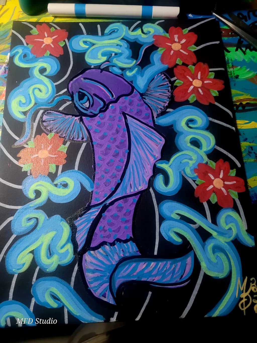 Luminescent Koi