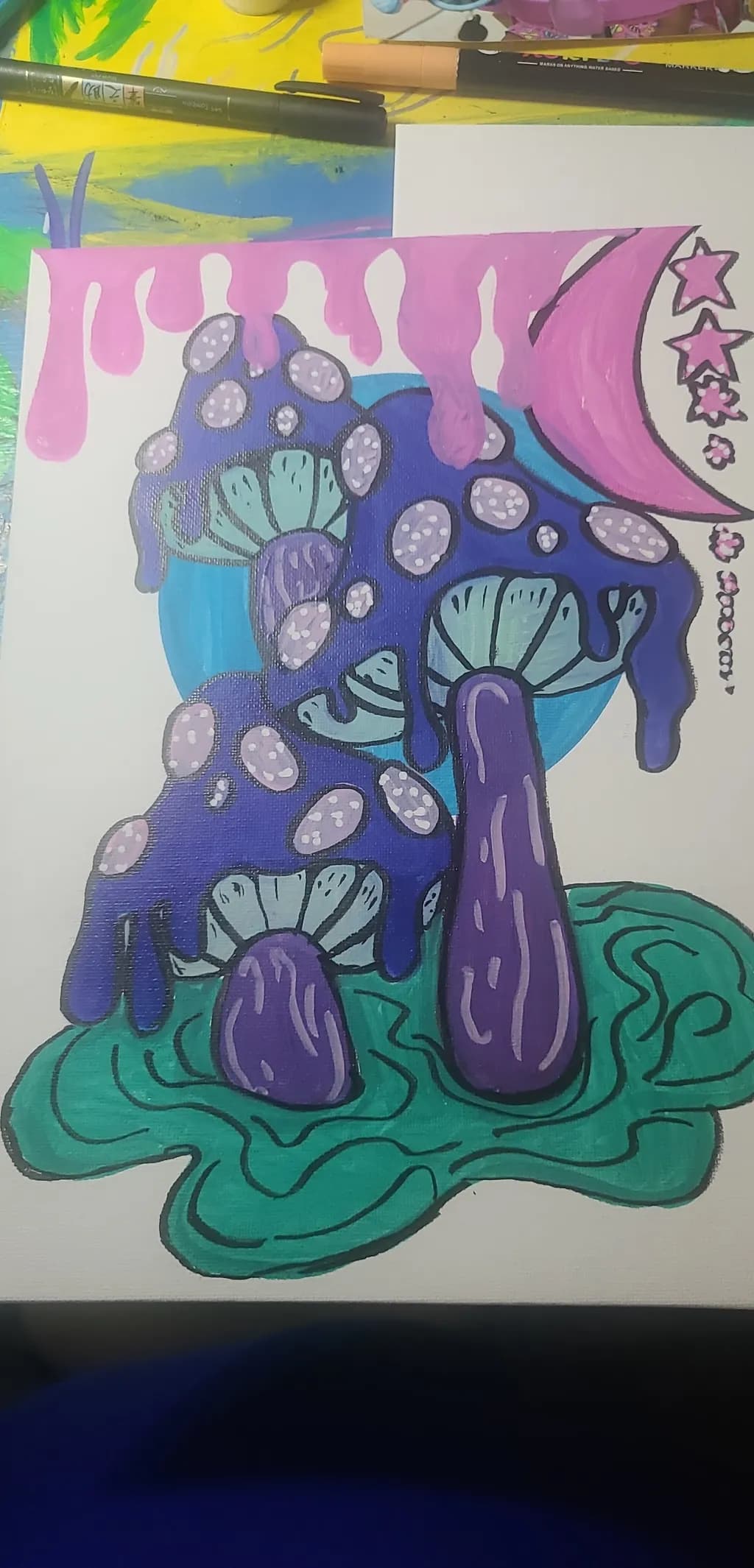 Dripping Mushrooms