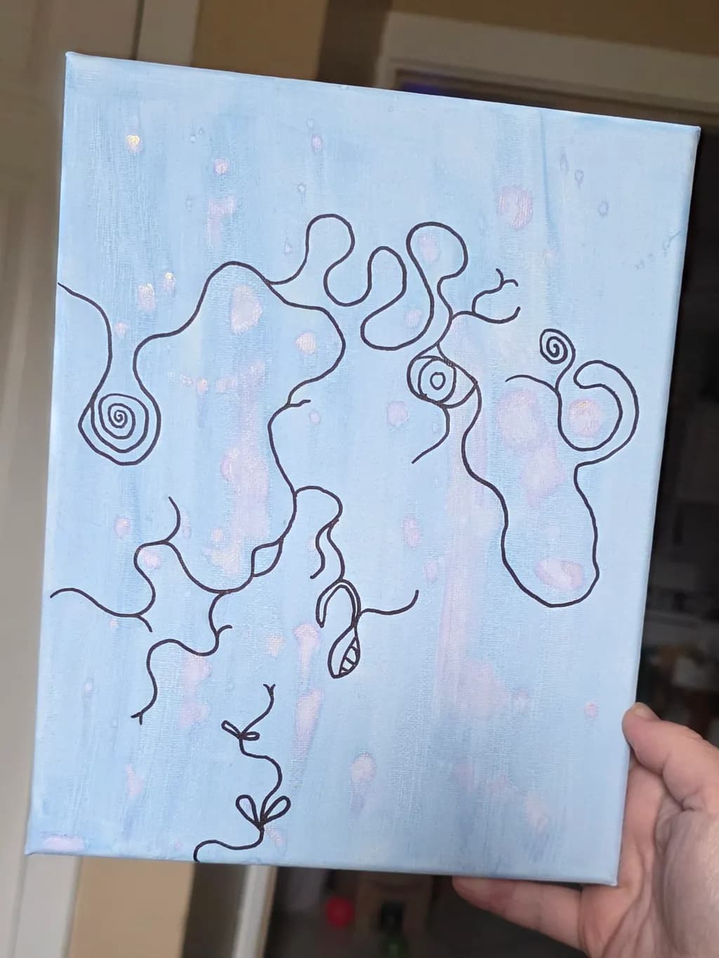 Blue Spirals