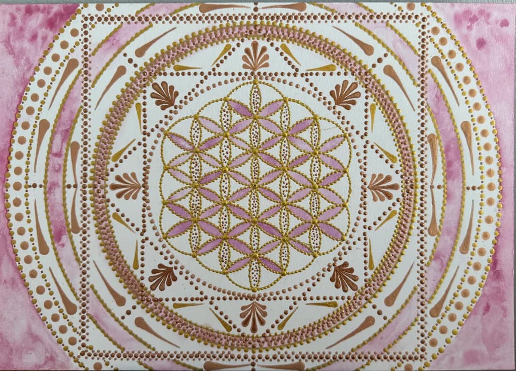 Golden Bloom Mandala