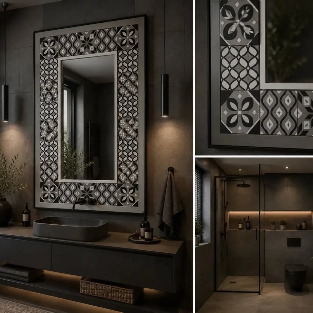 Bathroom Mirror Tiles