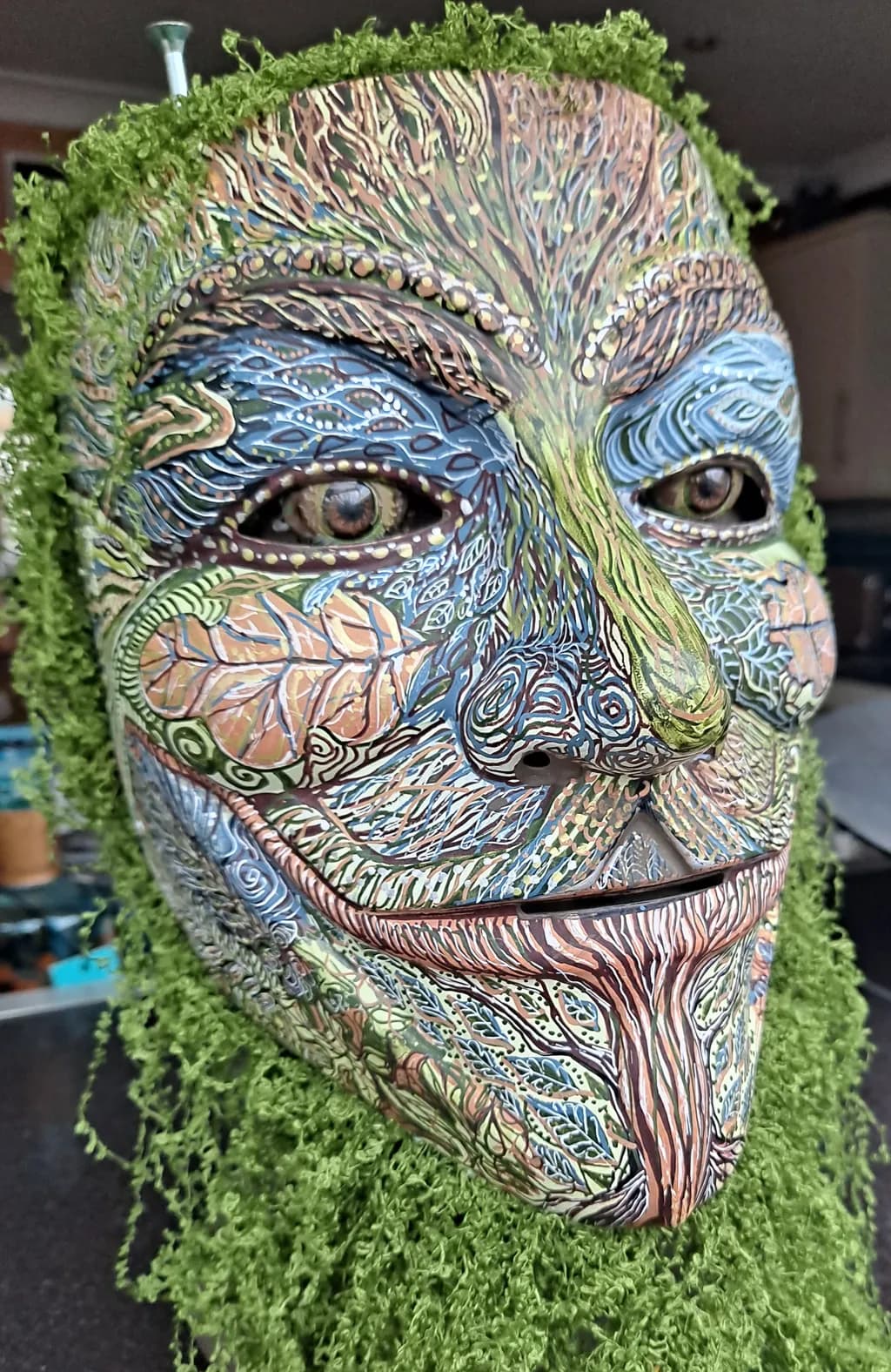 Green Man Mask