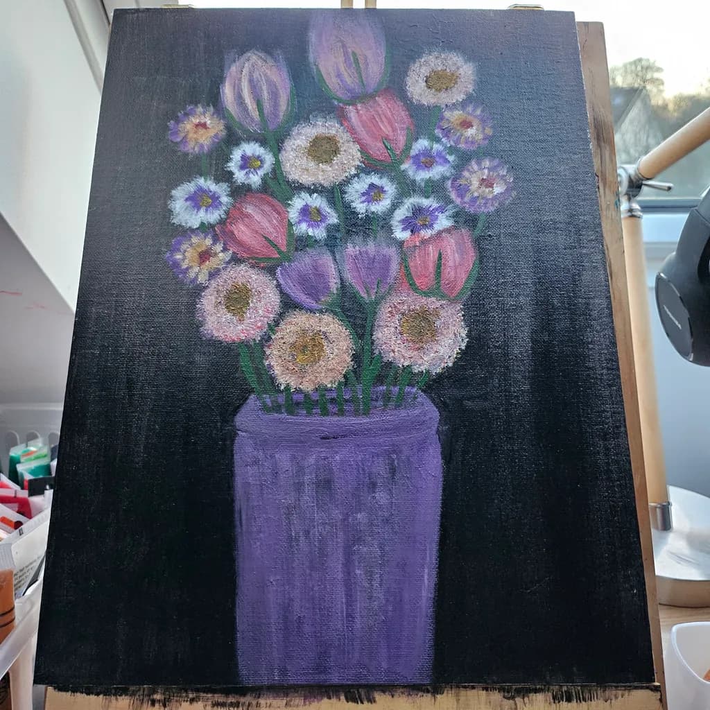 Pastel Bloom Vase