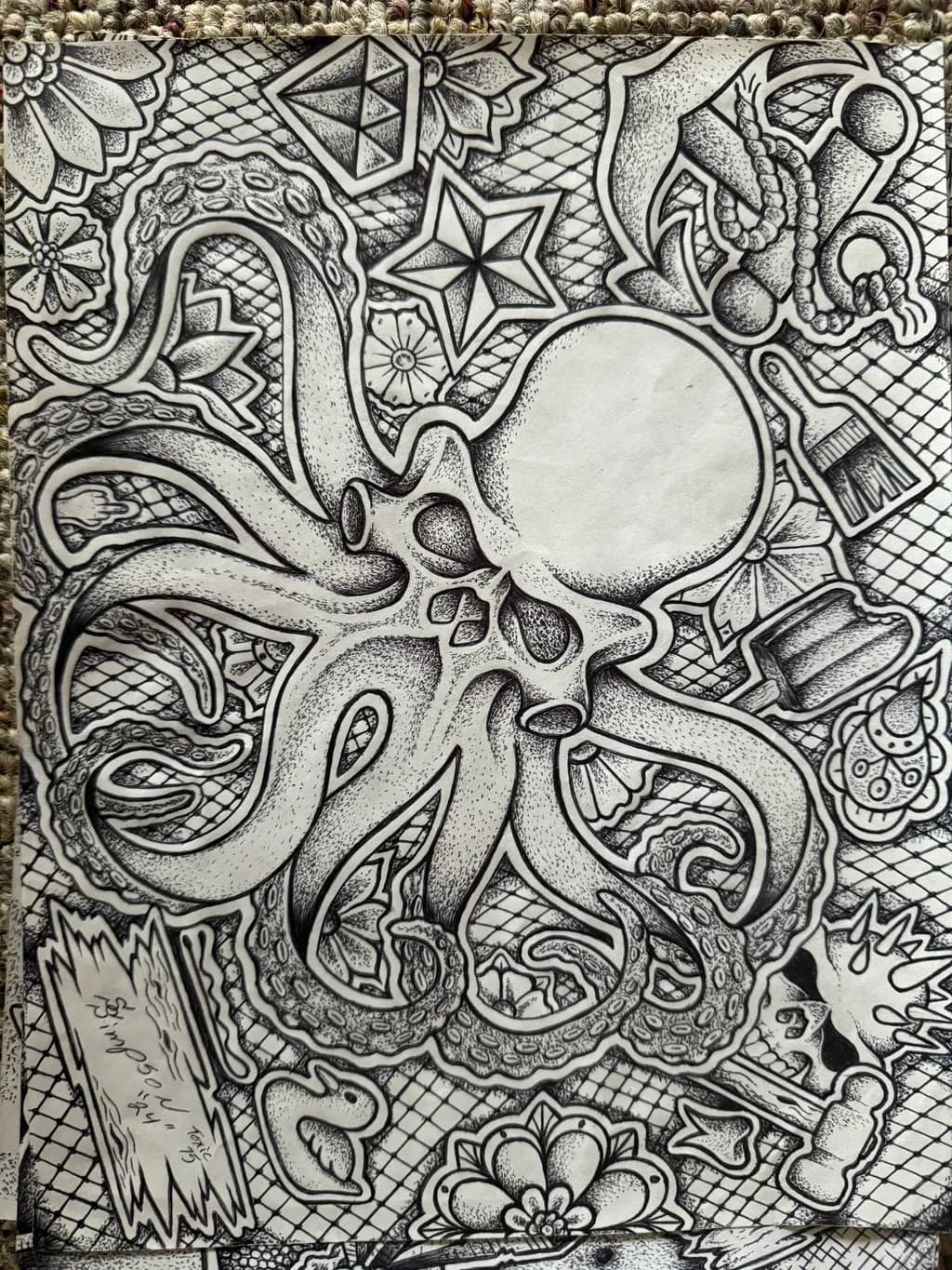 Octopus Canvas