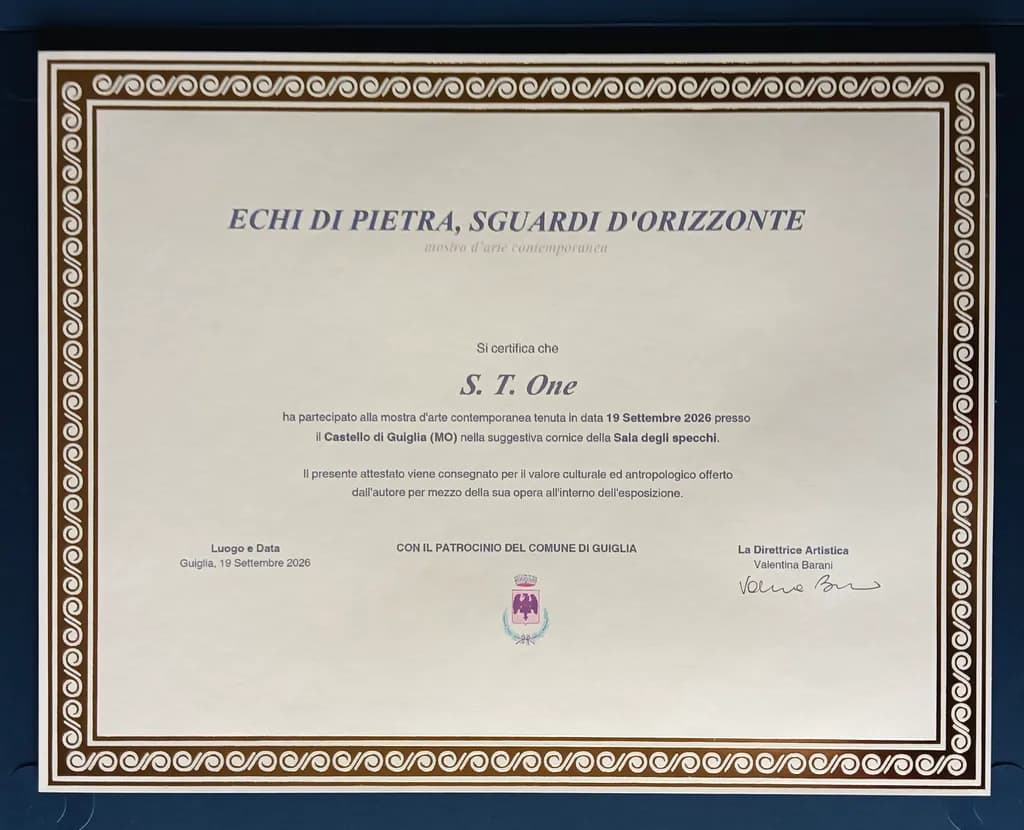 Ornate Exhibition Certificate