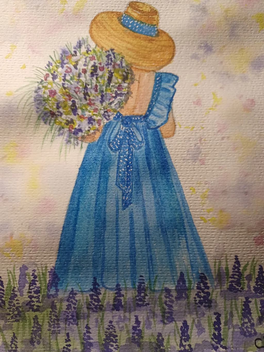 Blue Dress Bouquet