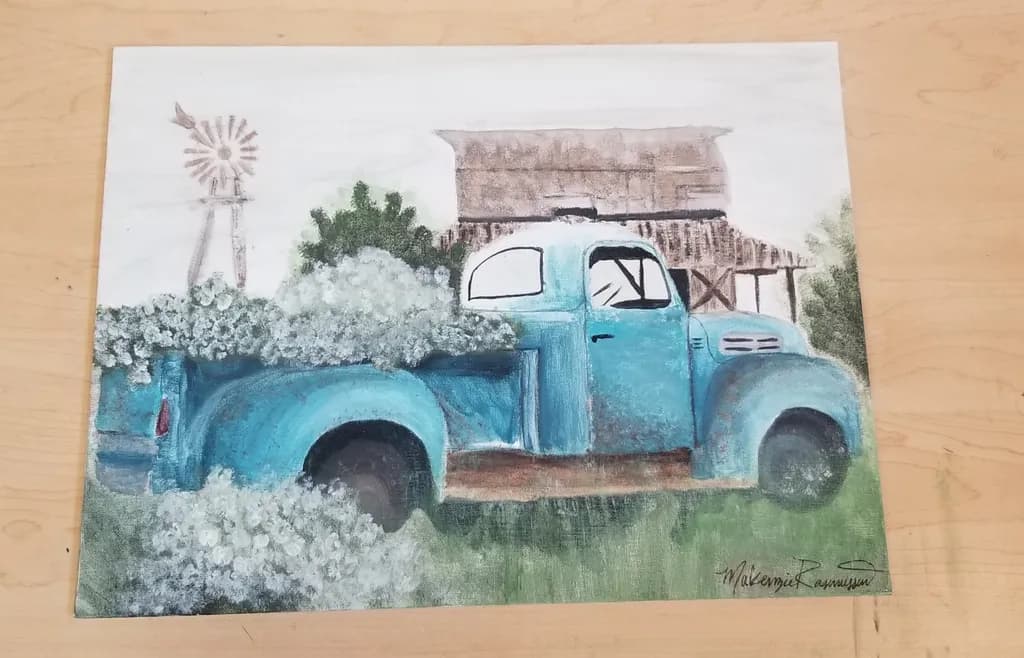 Rustic Blue Pickup