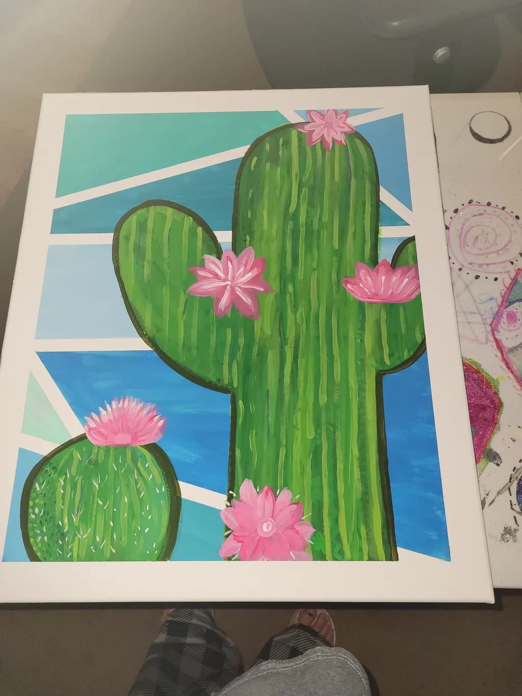 Blooming Cacti Patch