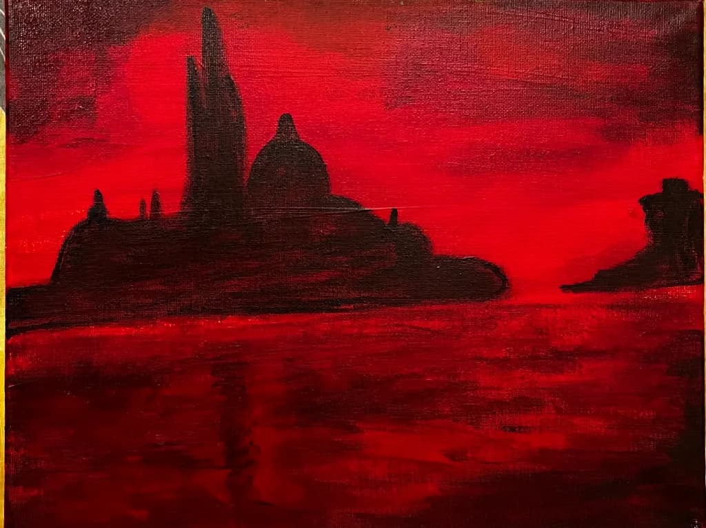 Crimson Silhouette
