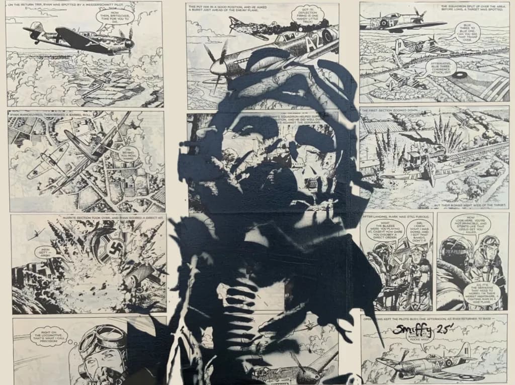 Warplane Combat Comic