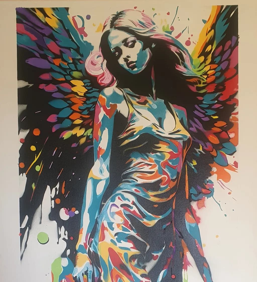 Colorful Angel Wings