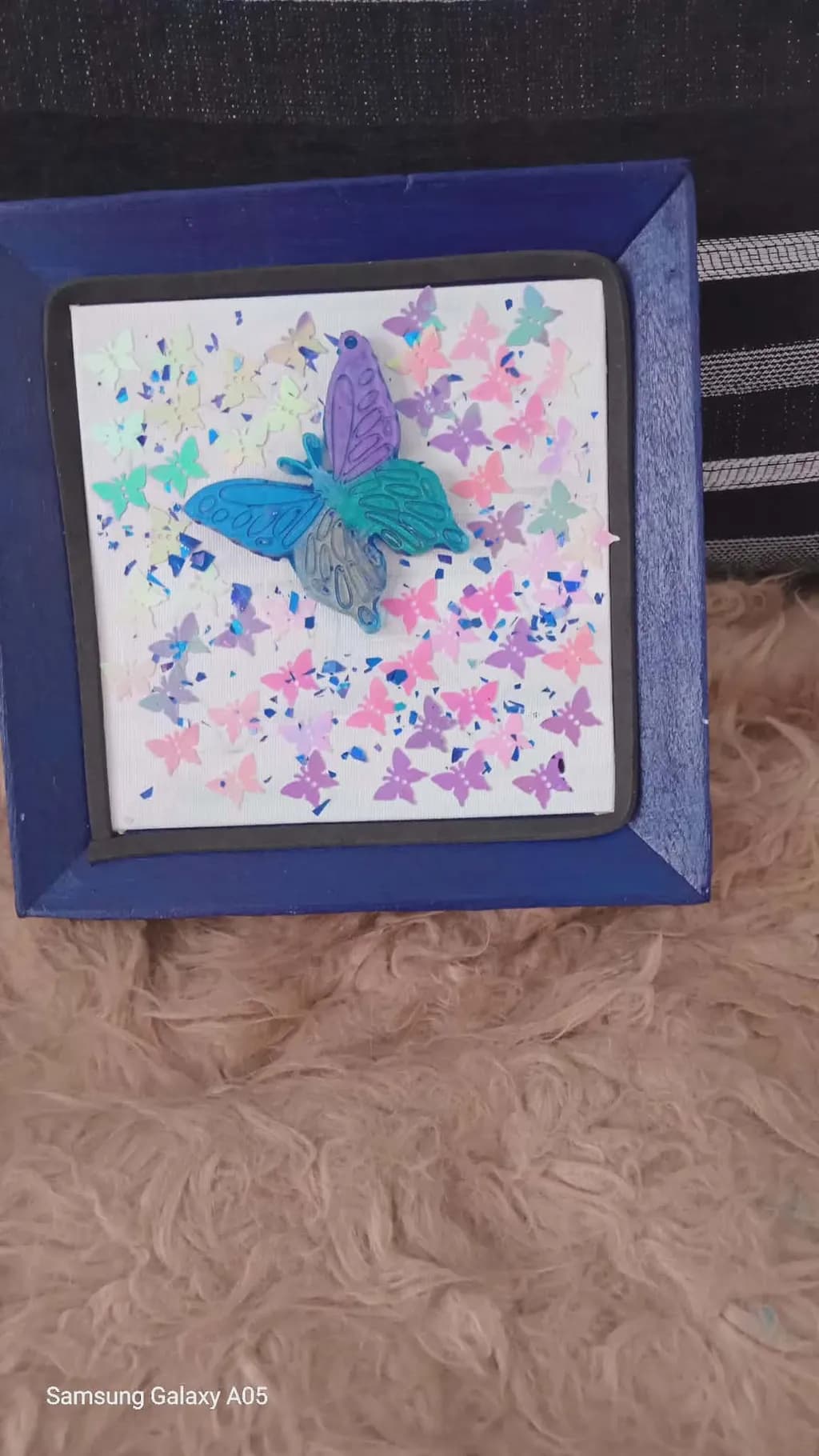 Blue Butterfly Mosaic