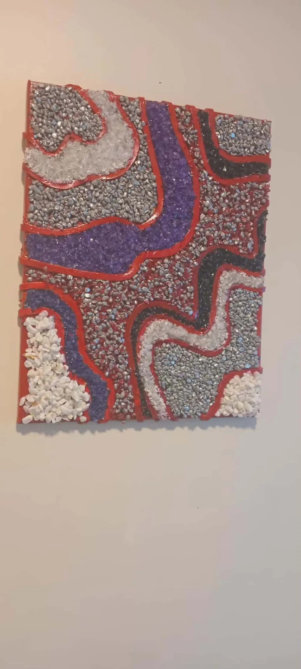 Red Canvas Mosaic