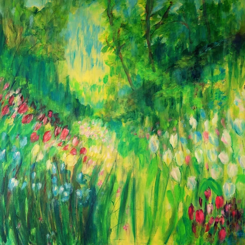 'Spring Tulips' by Aase Lind Art