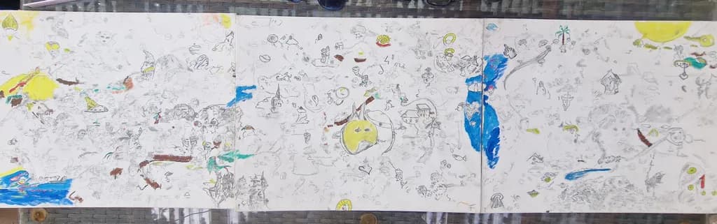 Abstract Sketch Panorama