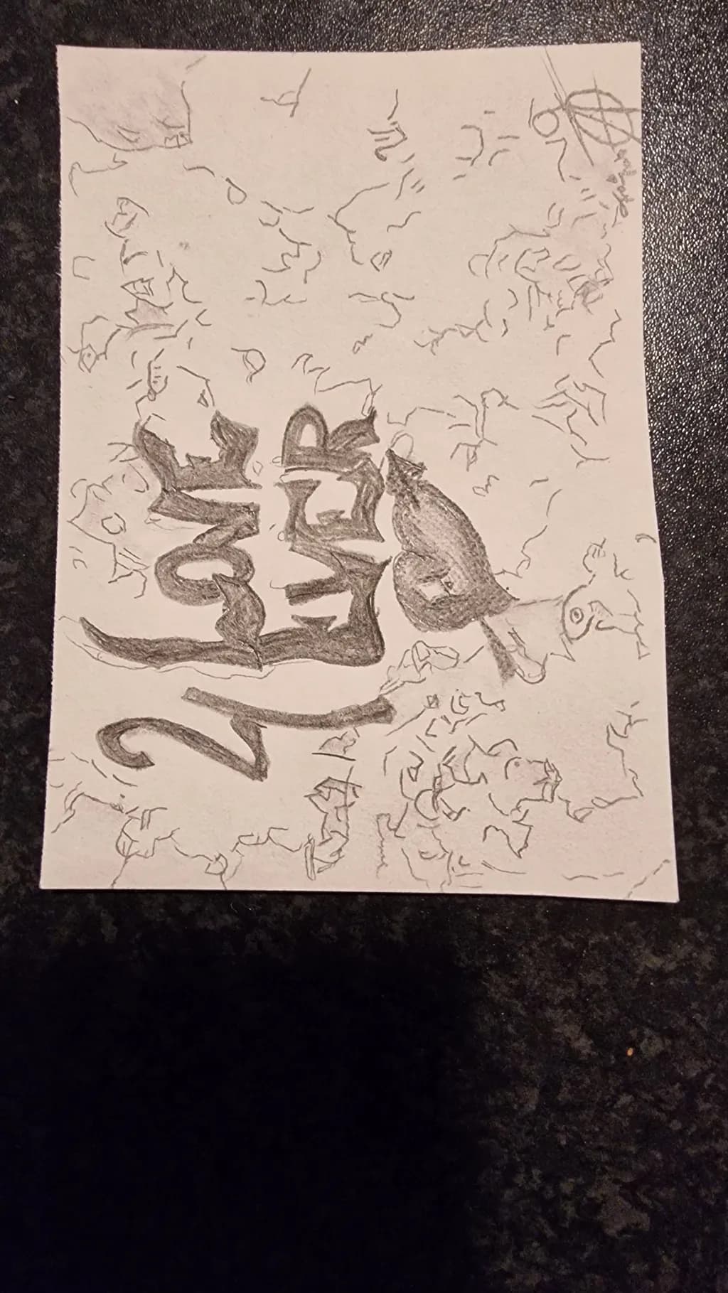 Bird in Scribbles
