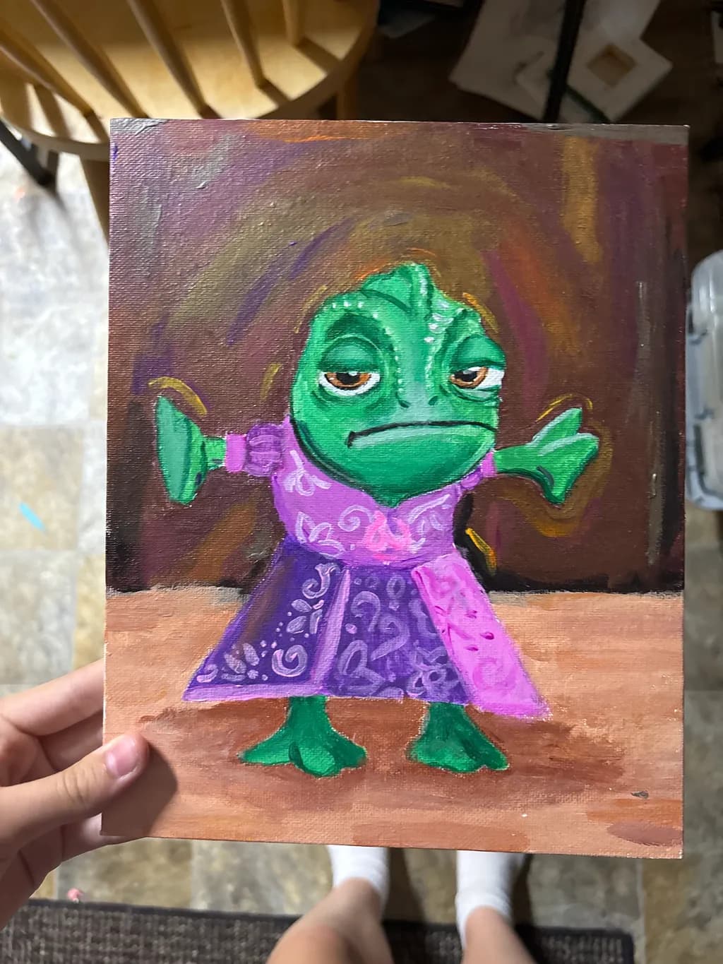 Frog in Costume