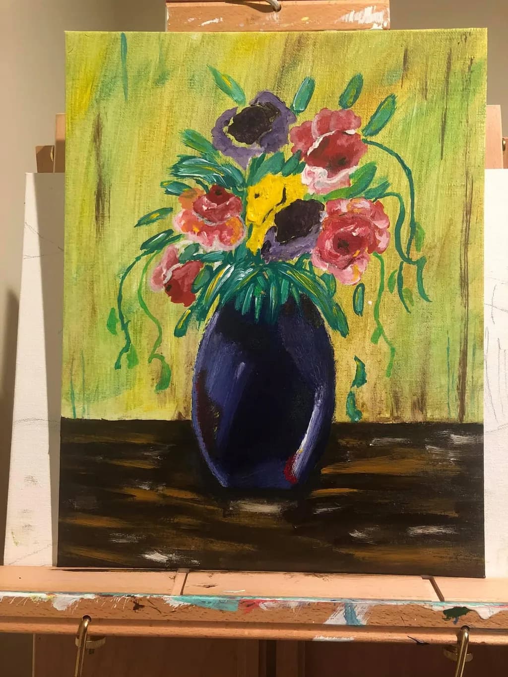 Blue Vase Bouquet