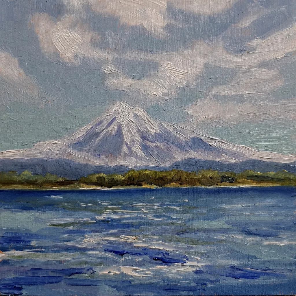 Snowy Mountain Lake