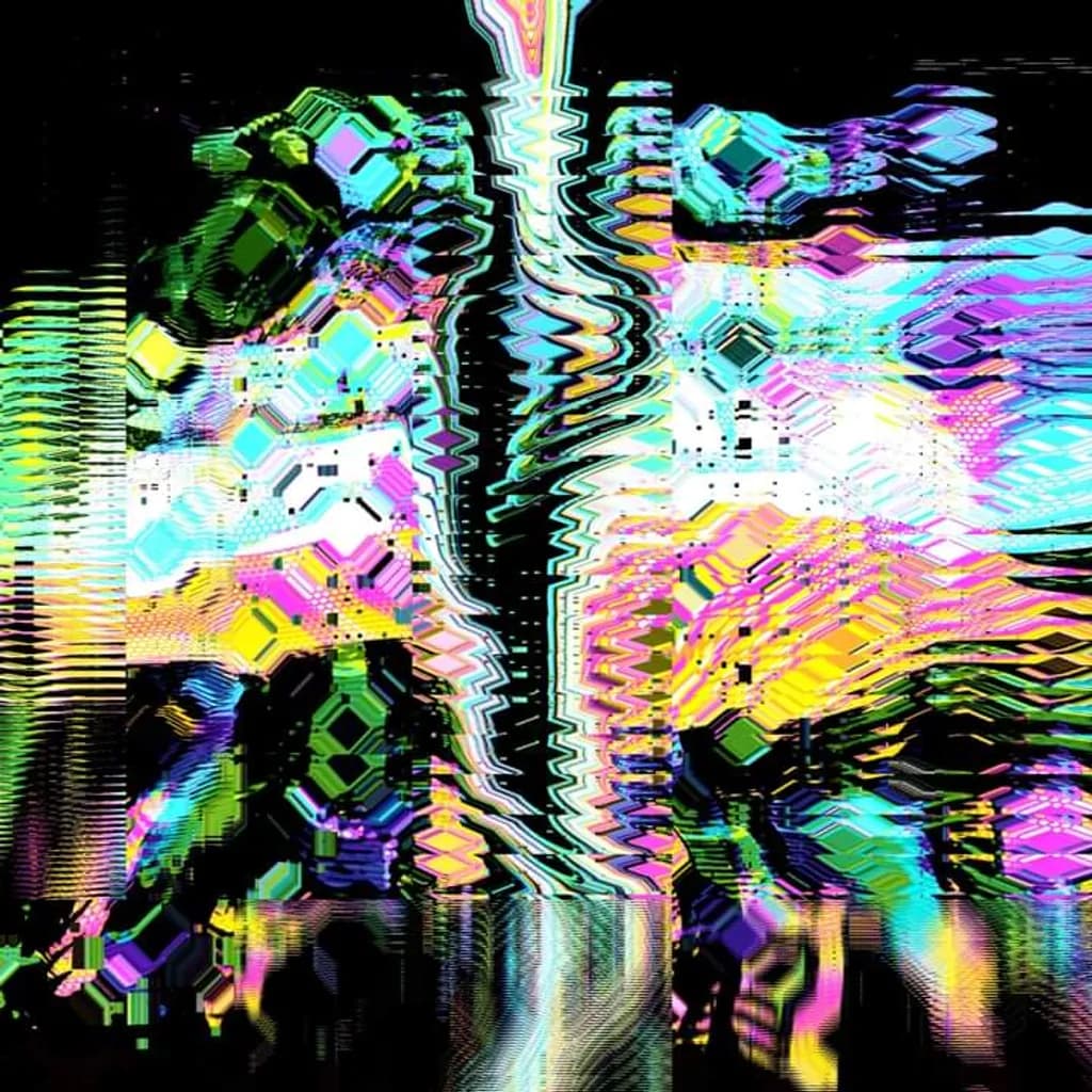 Digital Mosaic Glitch