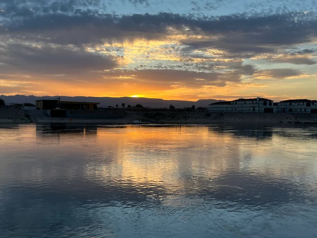 Sunset Over Water