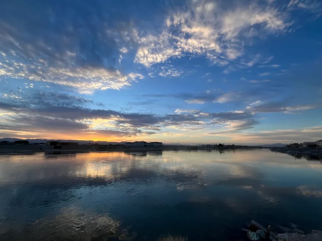 Dusk Over Water