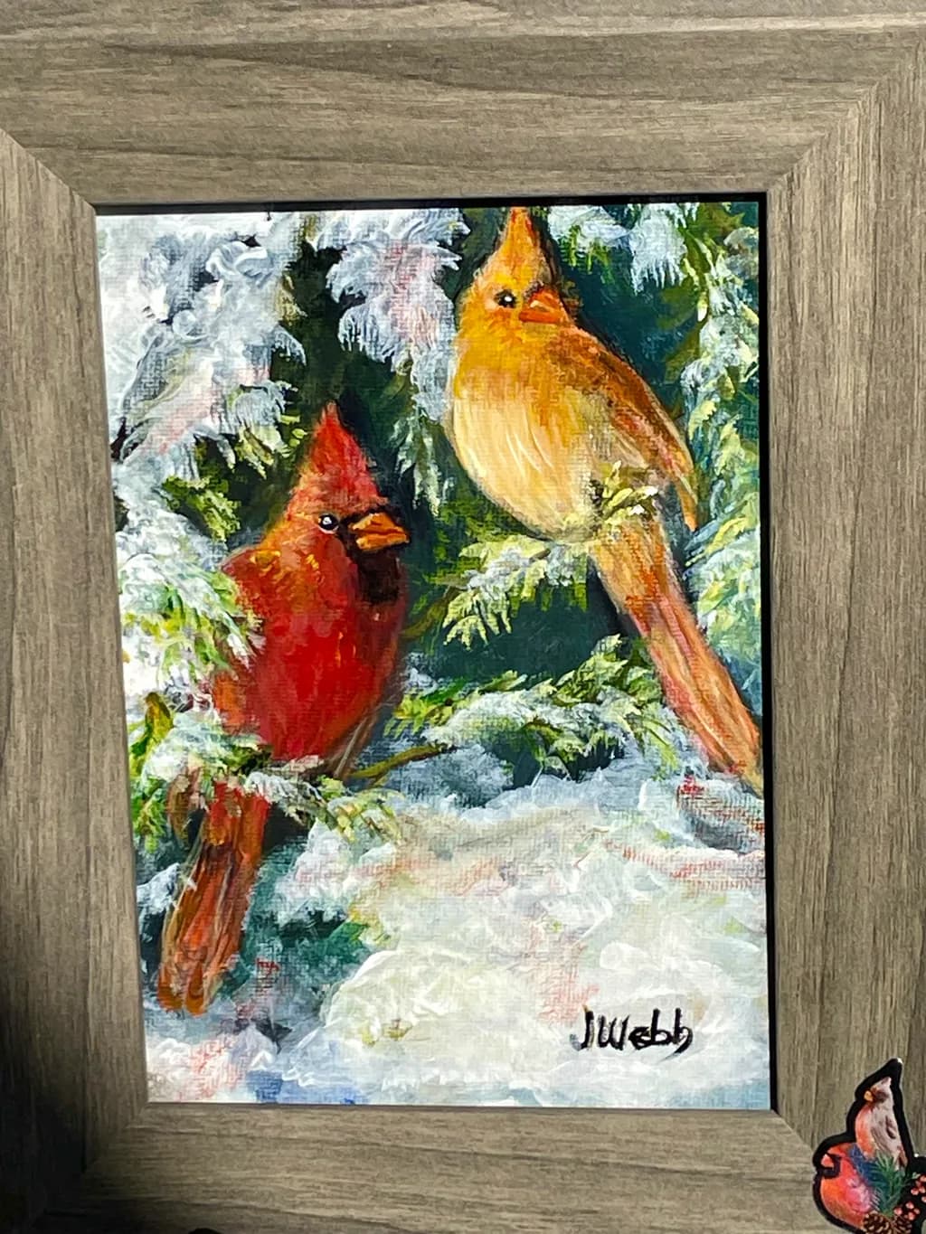 Winter Cardinals