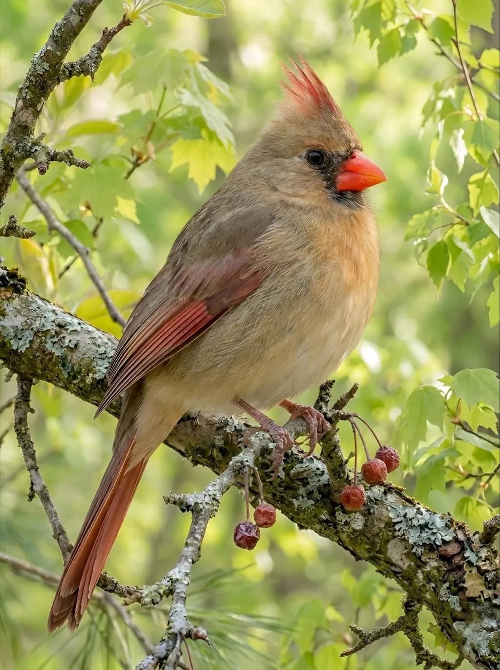 Crimson Crest Cardinal