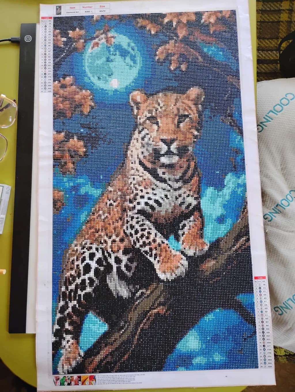 Moonlit Leopard Rest