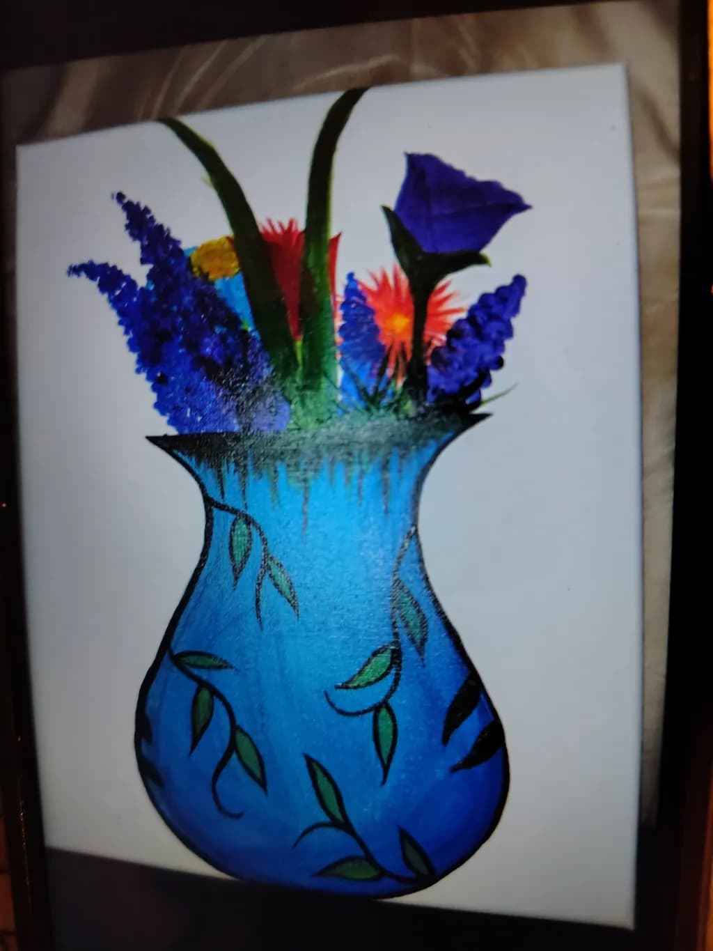 Blue Vase Bouquet