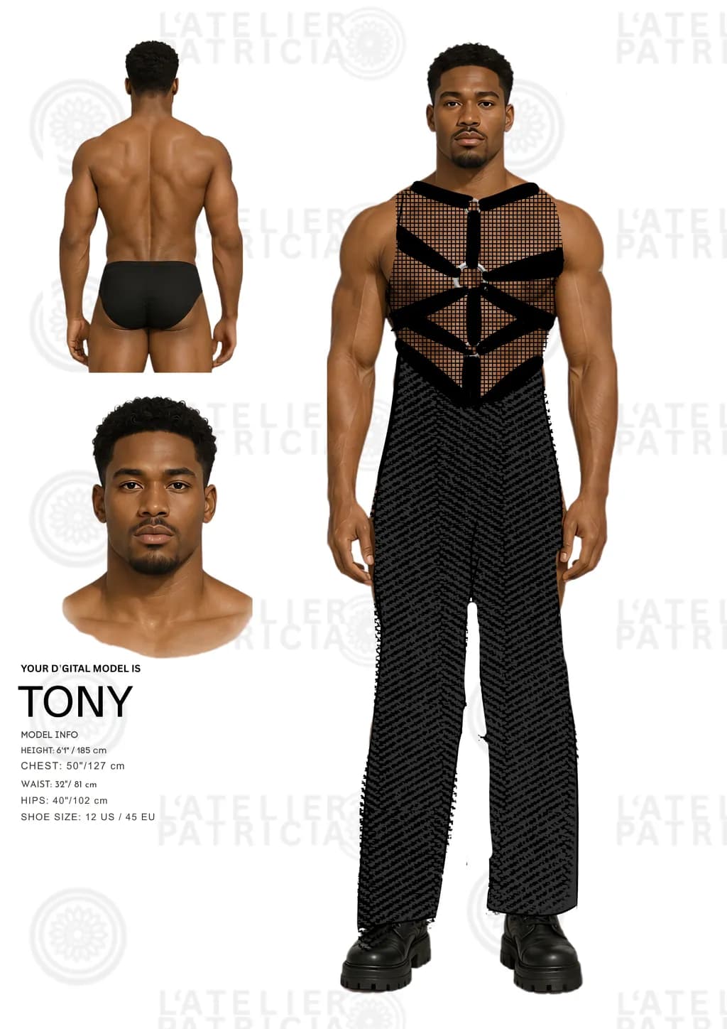 Mesh Harness Jumpsuit