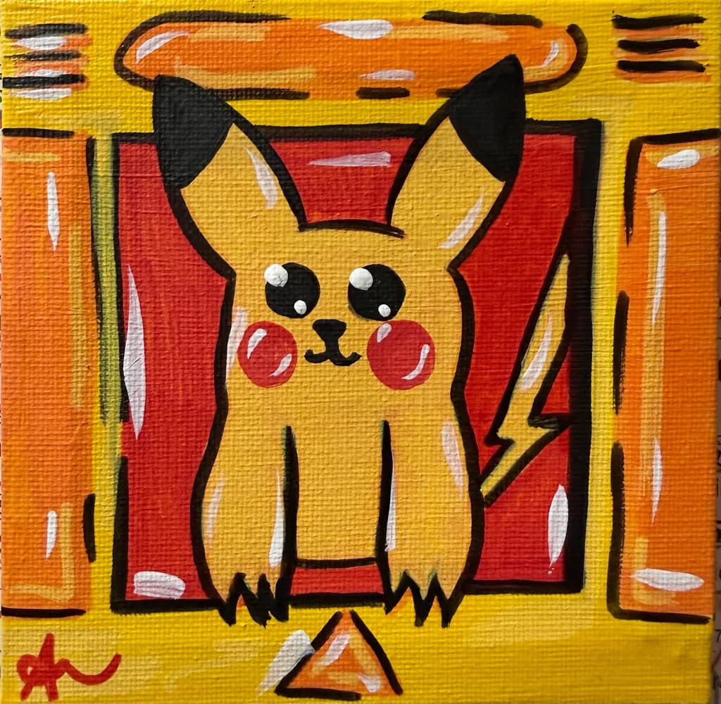 Pixel Pikachu Pop