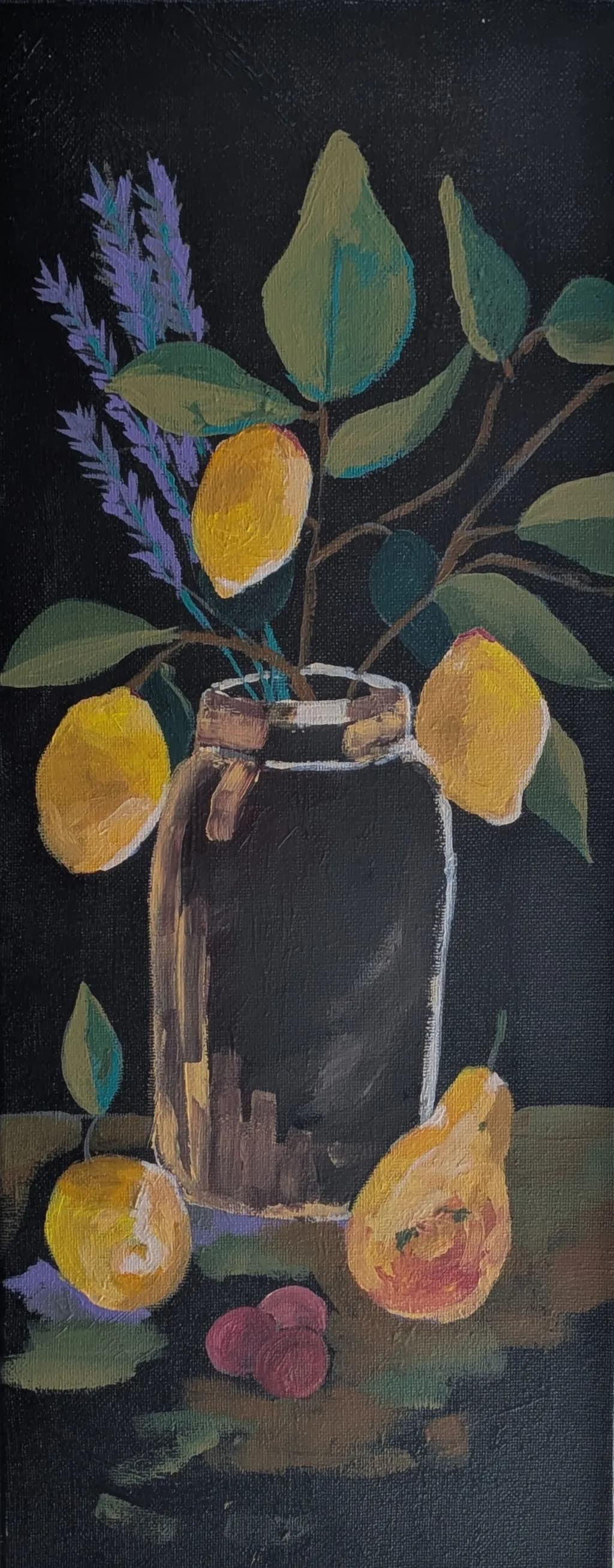 Lemons and Pear Still-Life