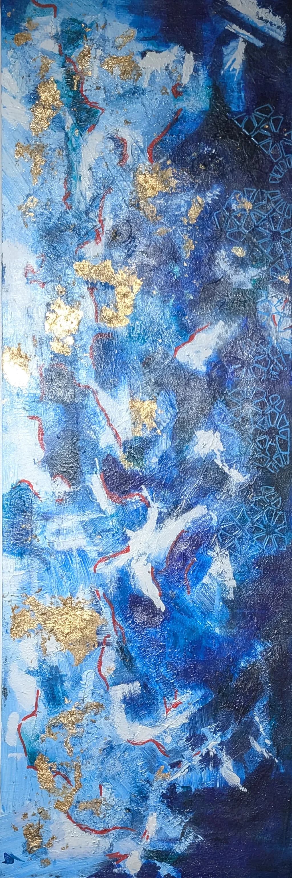 Blue Mosaic Drift