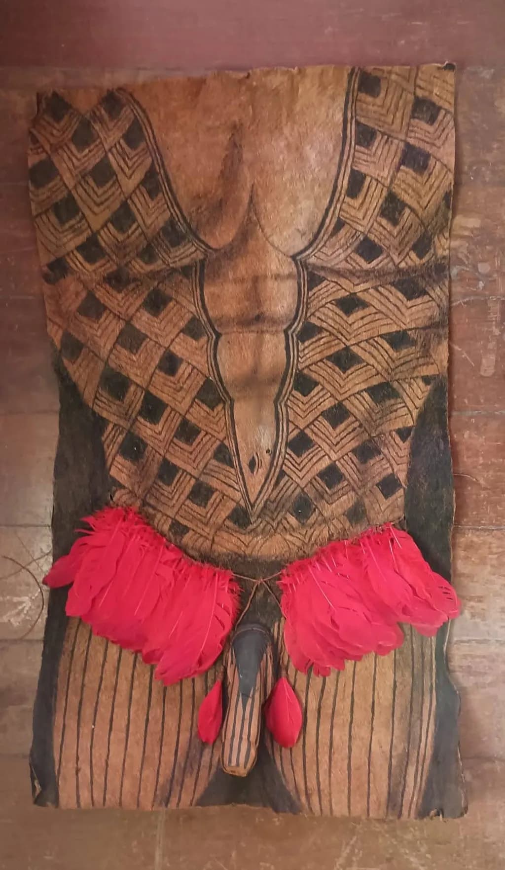 Tribal Guardian with Feathers