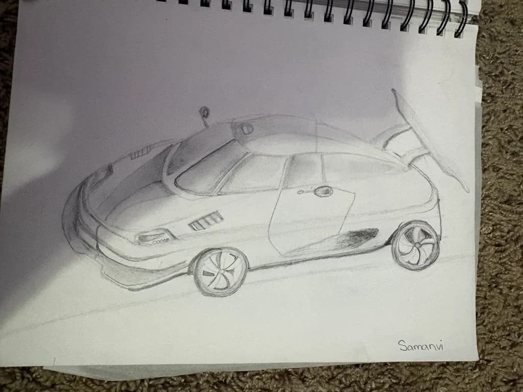 Futuristic Hatchback