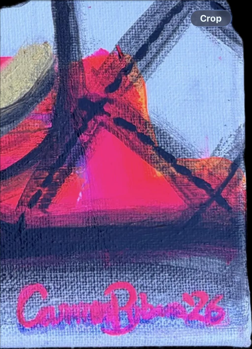 Abstract Canvas Sparks