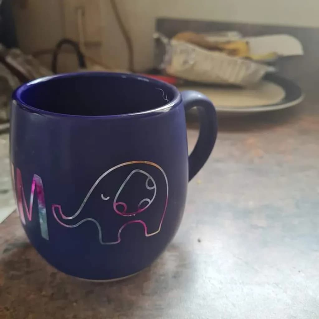 Elephant Outline Mug