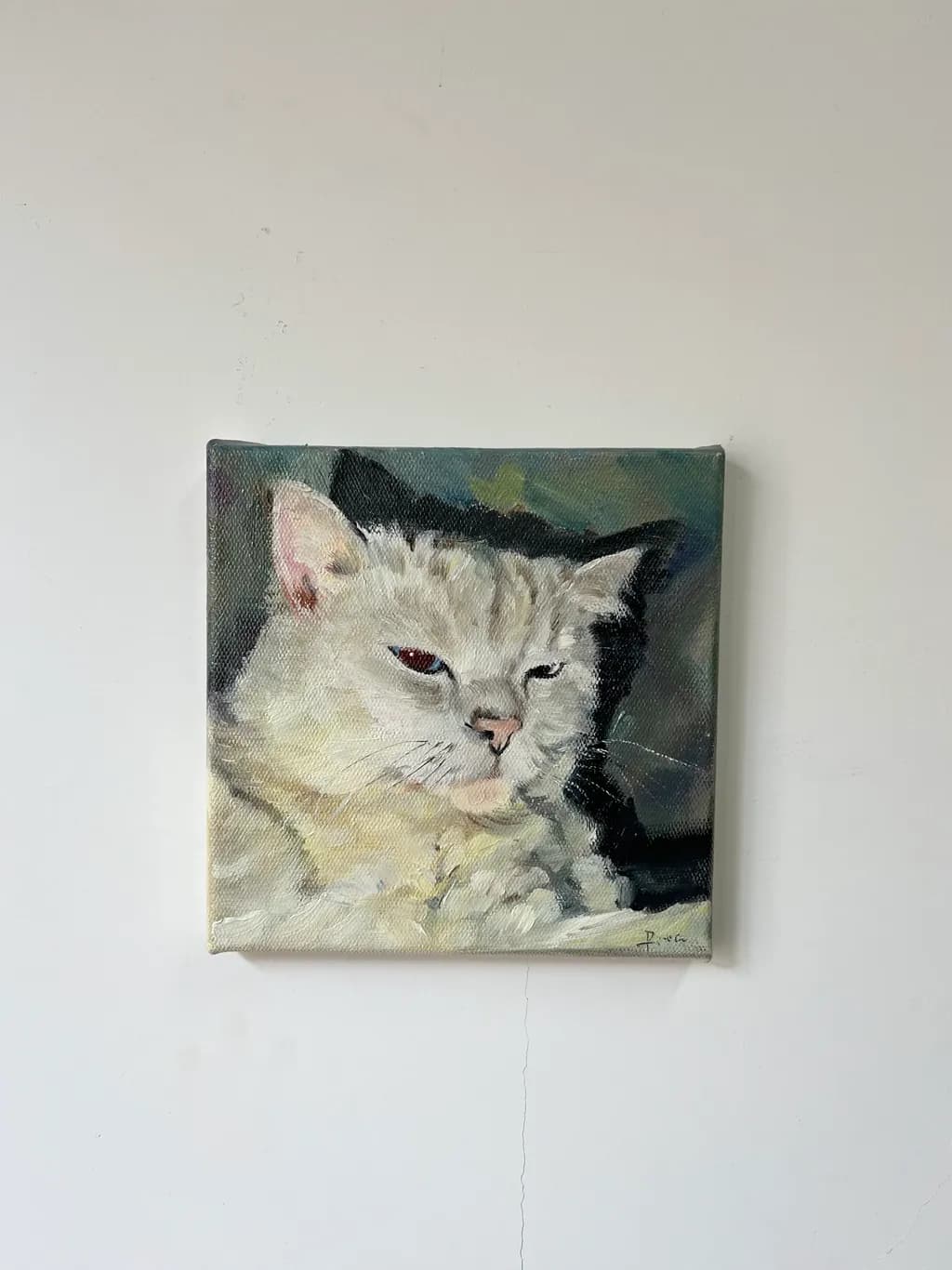 Pensive Cat Portrait