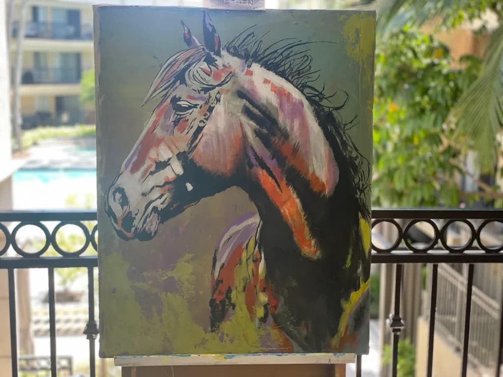 Rust and Shadow Horse