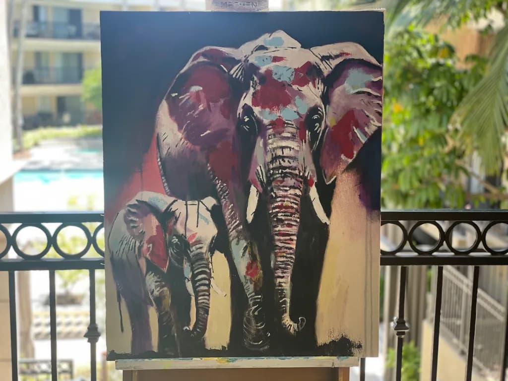 Elephant Duo