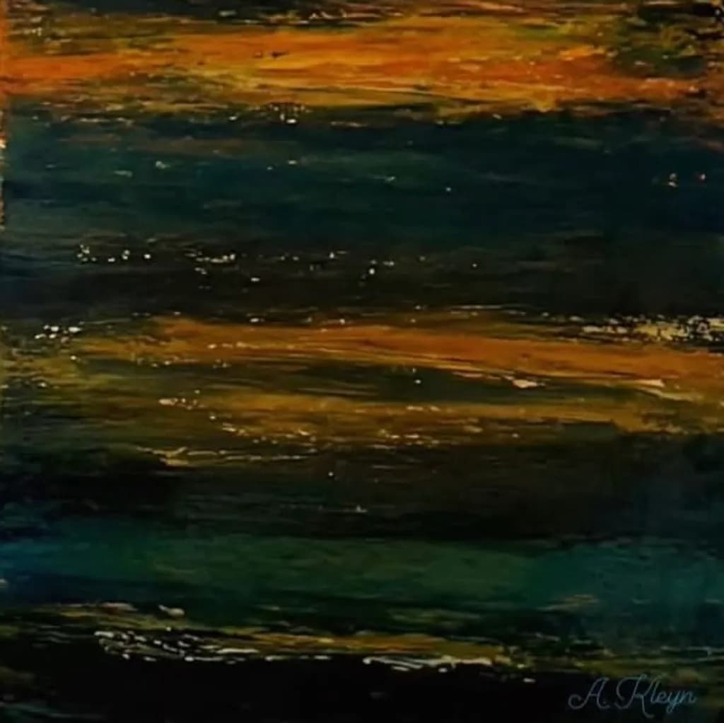 Ocean Sunset Layers