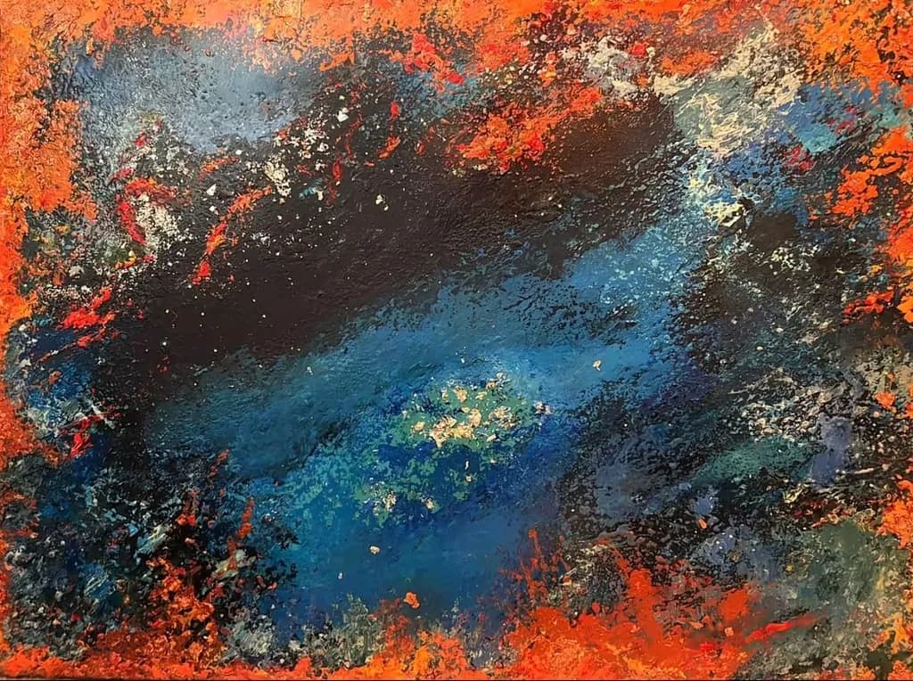 Abstract Texture Painting