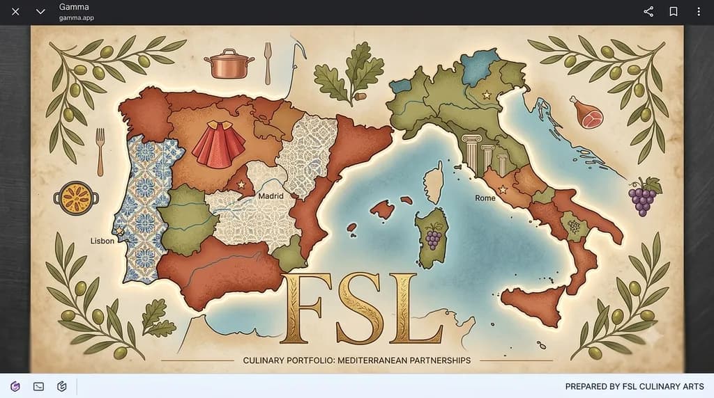 Mediterranean Flavors Map