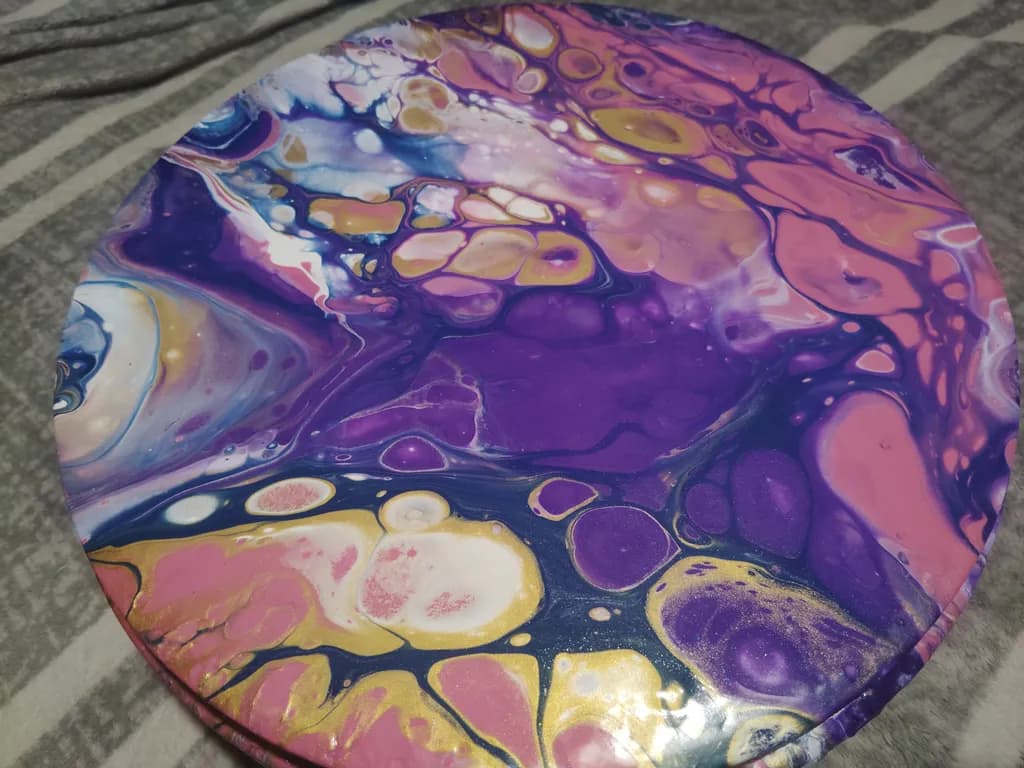 Purple Abstract Swirl