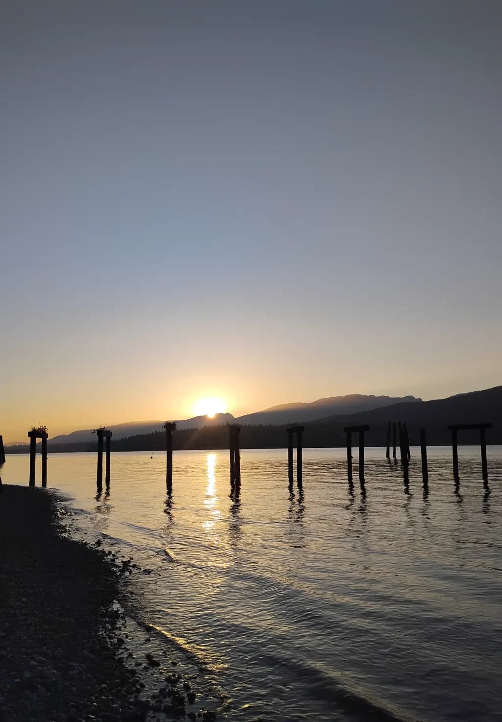Sunset Pilings