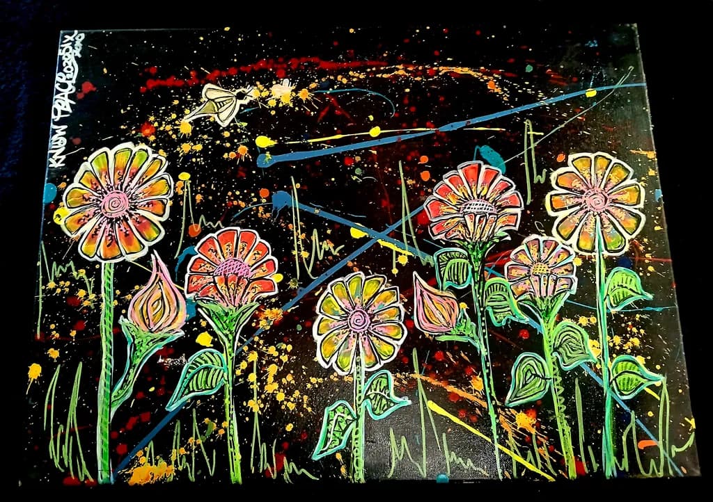 Splattered Blooms