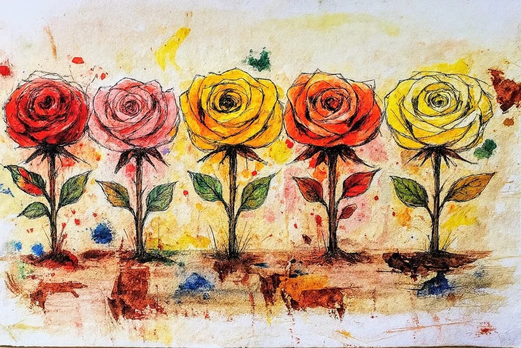 Row of Roses