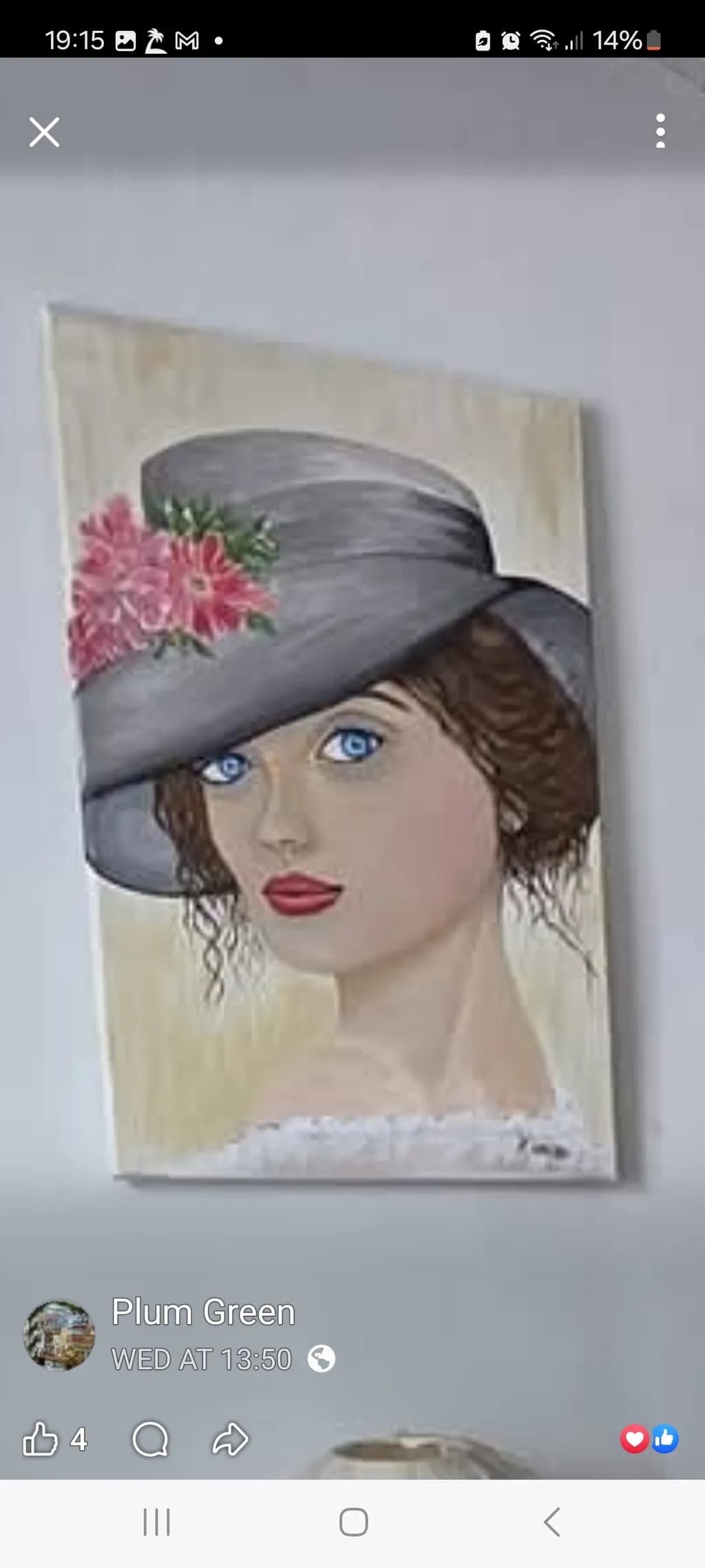 Lady in Gray Hat